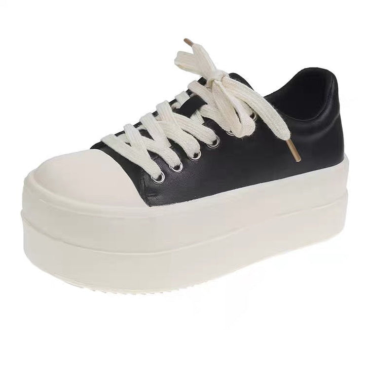 Damen Plateau Sneakers mit modischem Design und bequemer Dämpfung Drune