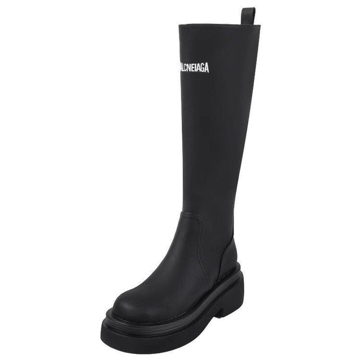 Damen Strapazierfähige und modische Stiefel mit hohem Schaft Drune