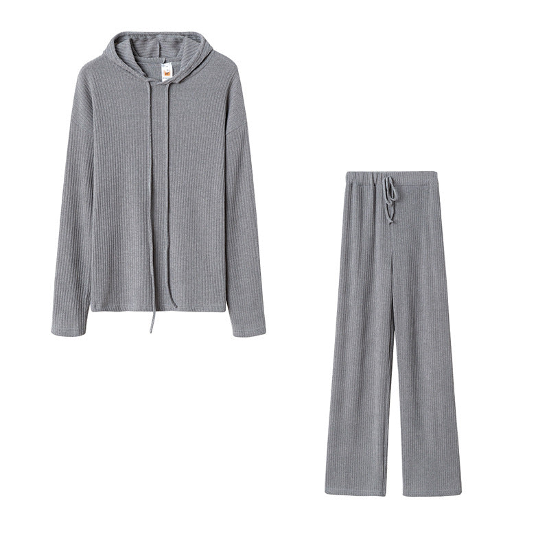 Damen Gemütlicher Pullover und Hose Set Drune