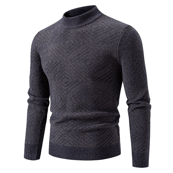 Herren eleganter Pullover mit Strukturmuster Drune
