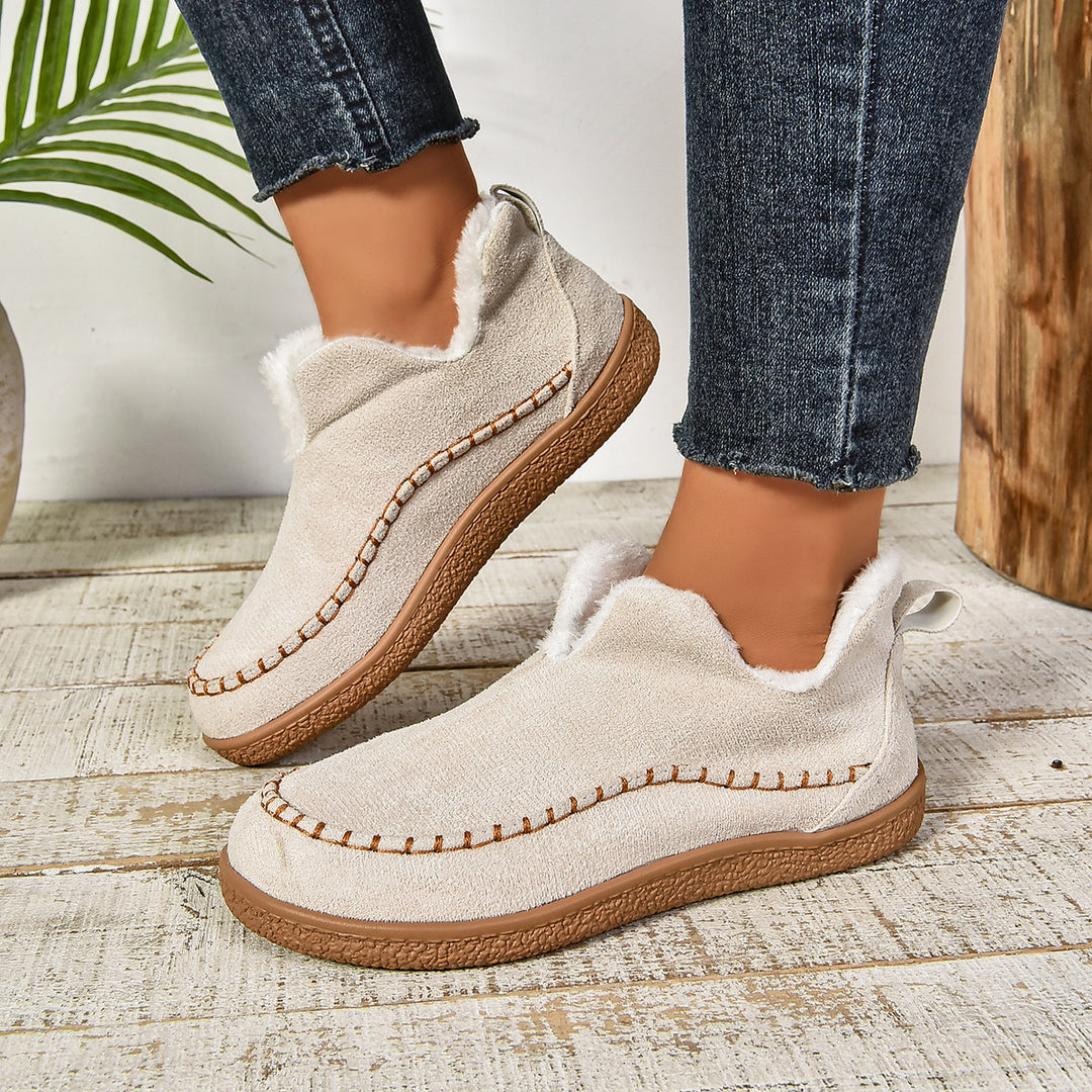 Damen Clog-Schuhe mit kuscheligem Innenfutter und rutschfester Sohle Drune