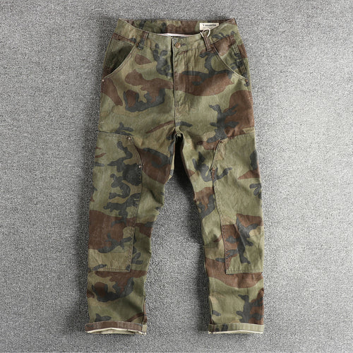 Herren Cargohose im modernen Camouflage-Design mit multifunktionalen Taschen Drune