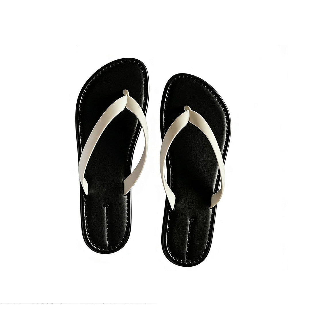 Damen Elegante Flip-Flops mit ergonomischem Fußbett und rutschfester Sohle Drune