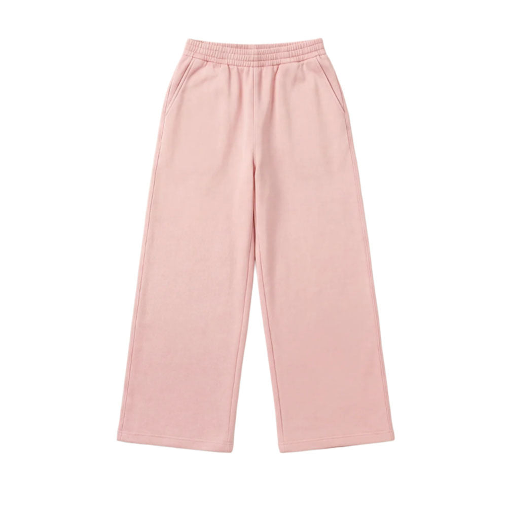 Damen nan Wide‑Leg Relaxhose mit hohem Komfortbund, seitlichen Eingrifftaschen und weichem Fleece-Innenfutter Drune