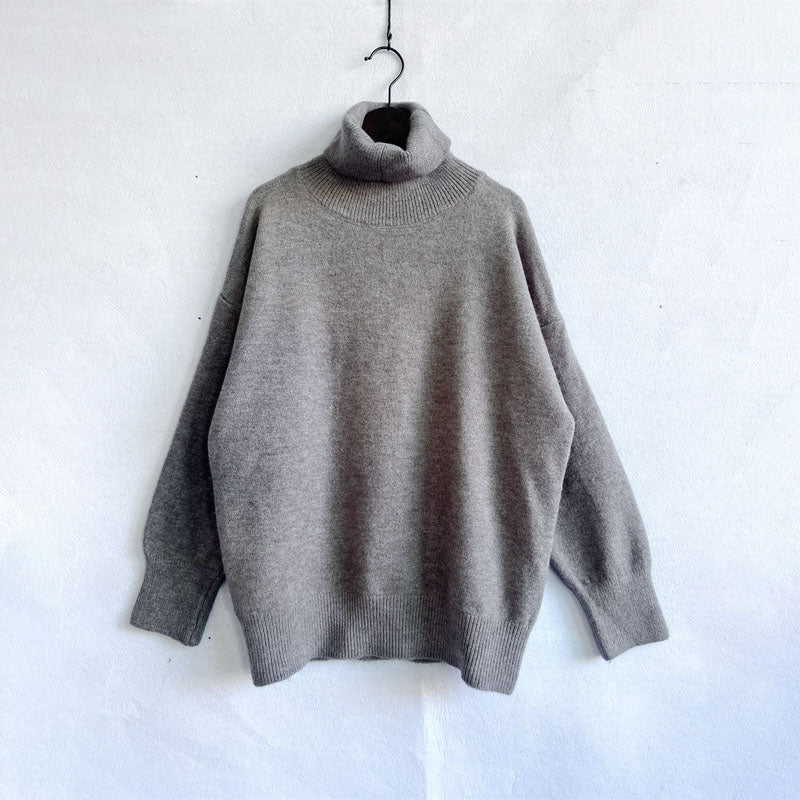 Drune | Weicher Pullover Aus Einfarbigem Strick
