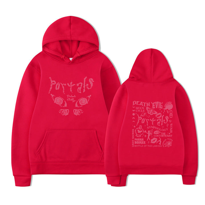 Damen Kapuzenpullover mit kreativem Motiv und bequemer Passform Drune
