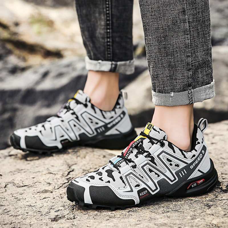 Herren Leichte Trail-Laufschuhe mit rutschfester Sohle und atmungsaktivem Obermaterial Drune