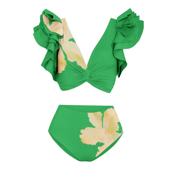 Damen Badeanzug mit schickem Wickelrock Drune