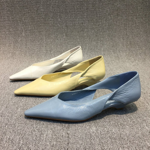 Damen Elegante Ballerinas mit raffinierten Cut-Outs Drune