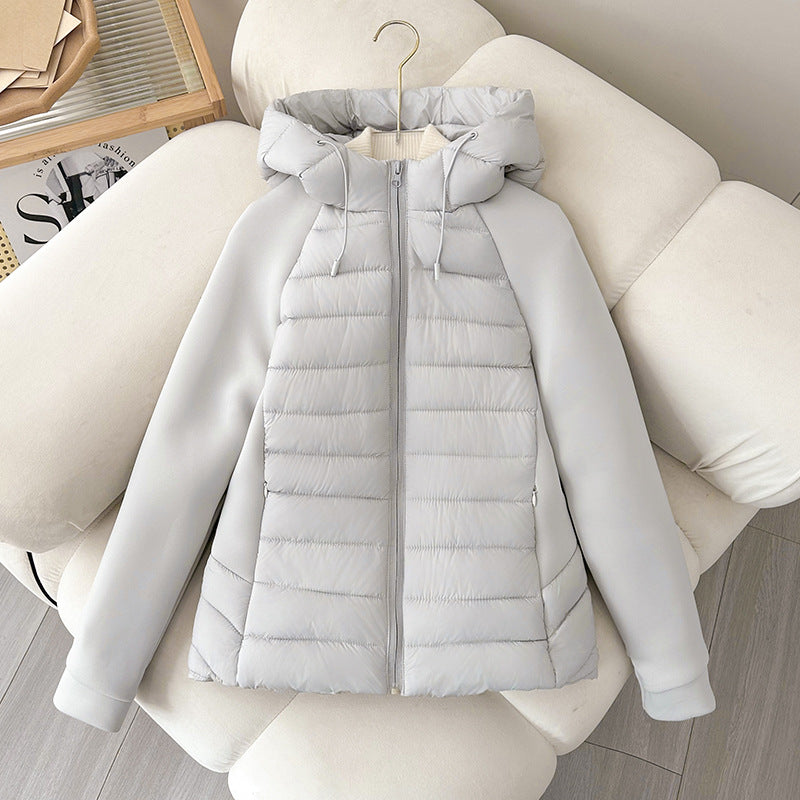 Damen Isolierte Steppjacke mit Kapuze und sportlichem Schnitt Drune