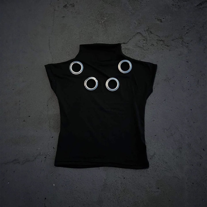 Damen T-Shirt mit einzigartigen Ösen Drune