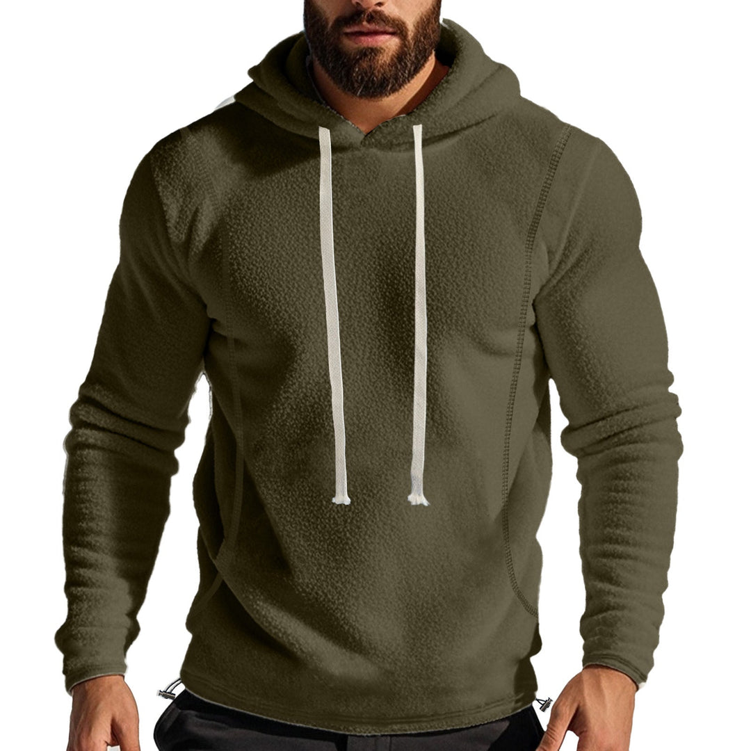Herren Hochwertiger Fleece-Hoodie mit praktischer Kängurutasche und stylischem Design Drune