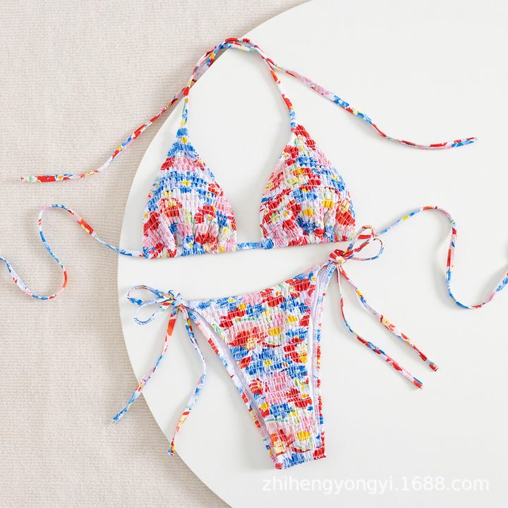 Damen Bikiniset mit buntem Mustermix Drune