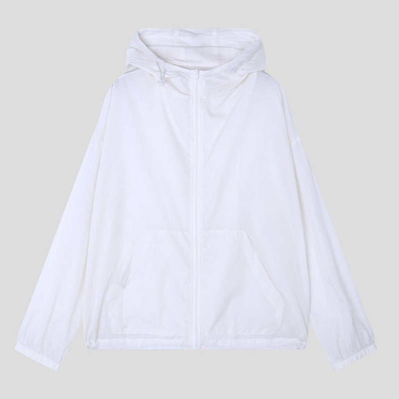Damen leichte Regenjacke mit praktischen Taschen Drune
