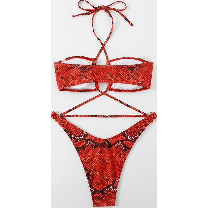 Damen Bandeau-Bikini mit raffiniertem Schnitt Drune