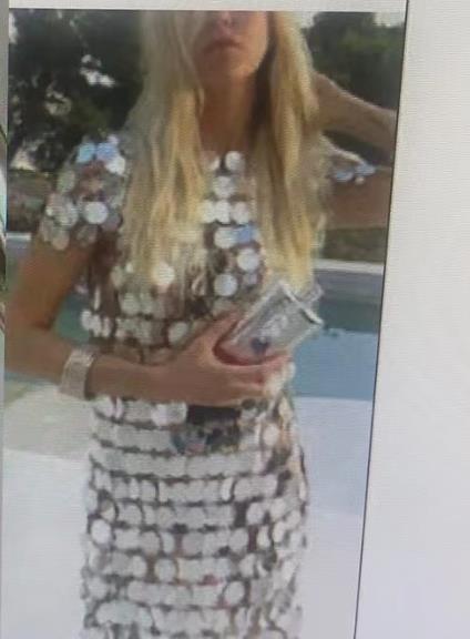 Damen Glitzerndes Abendkleid mit Paillettenbesatz und figurbetontem Schnitt Drune