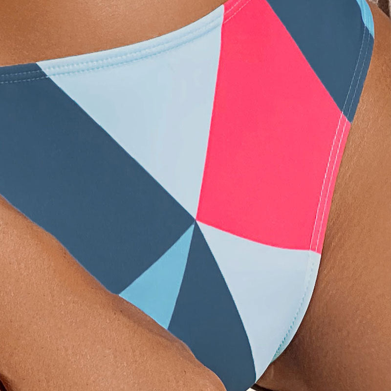 Damen Sport-Bikini mit geometrischem Design Drune