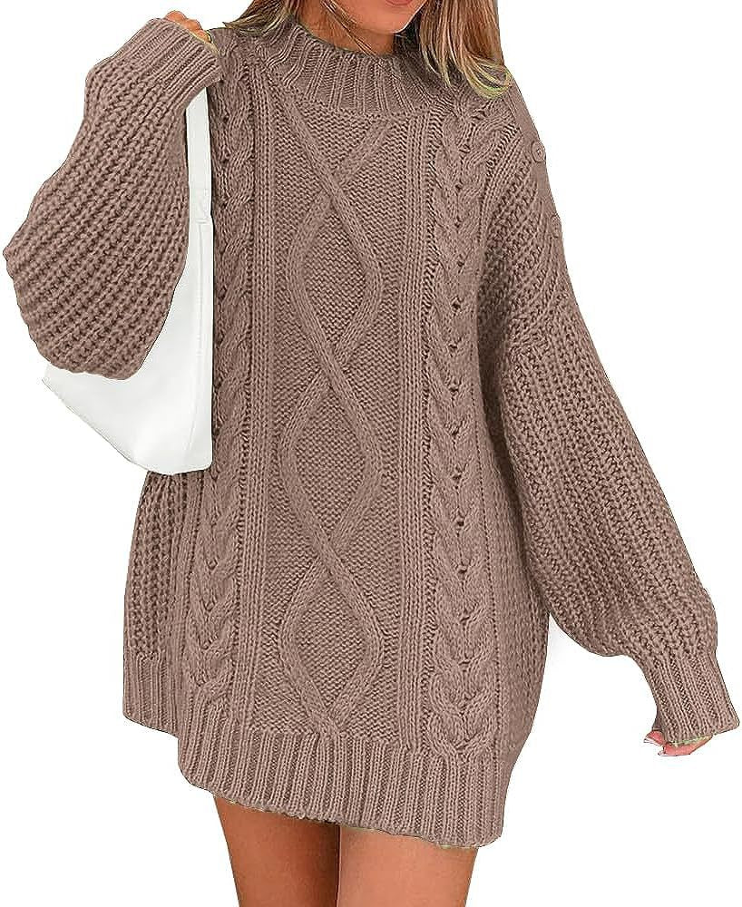 Damen Strickpullover mit oversized Schnitt Drune