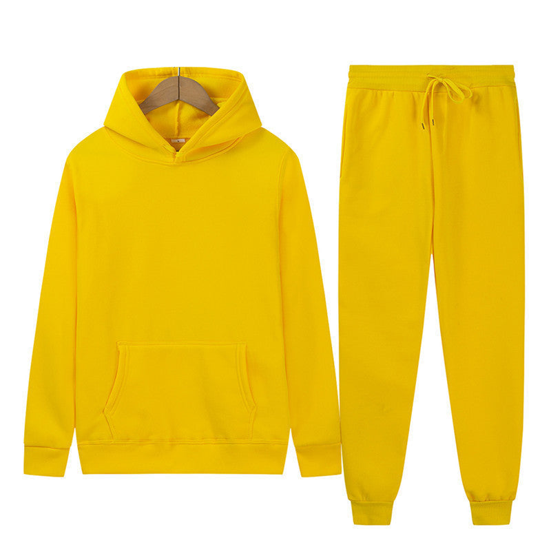 Damen Kapuzenpullover und Jogginghose-Set aus hochwertigem Baumwollmix Drune