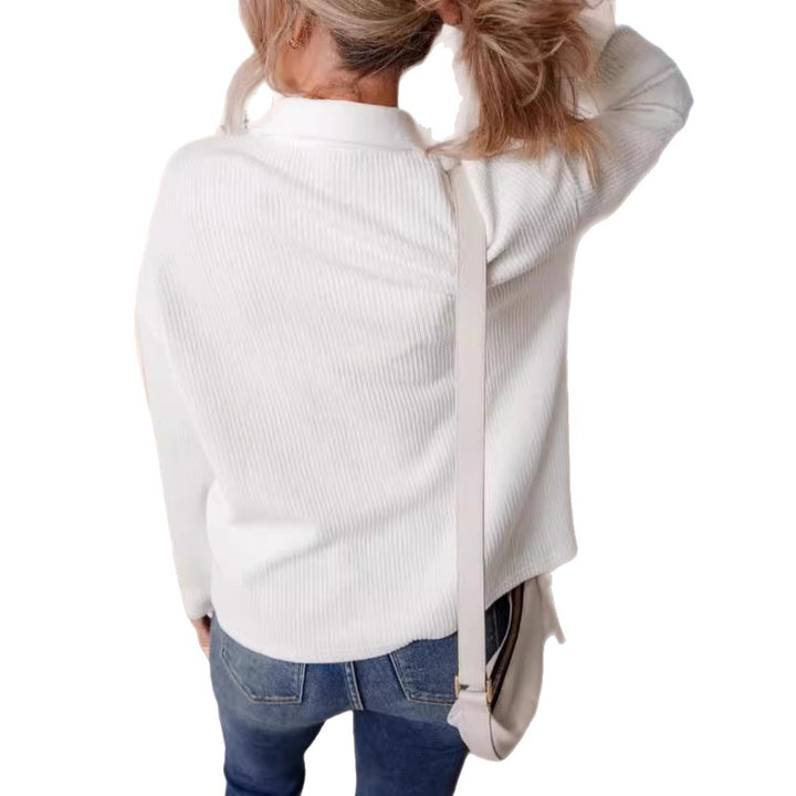 Damen lässige Hemdjacke in strukturiertem Material Drune