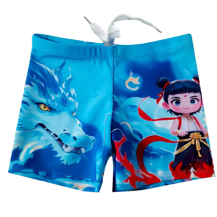 Jungen Schwimmshorts mit maritimen Motiv Drune
