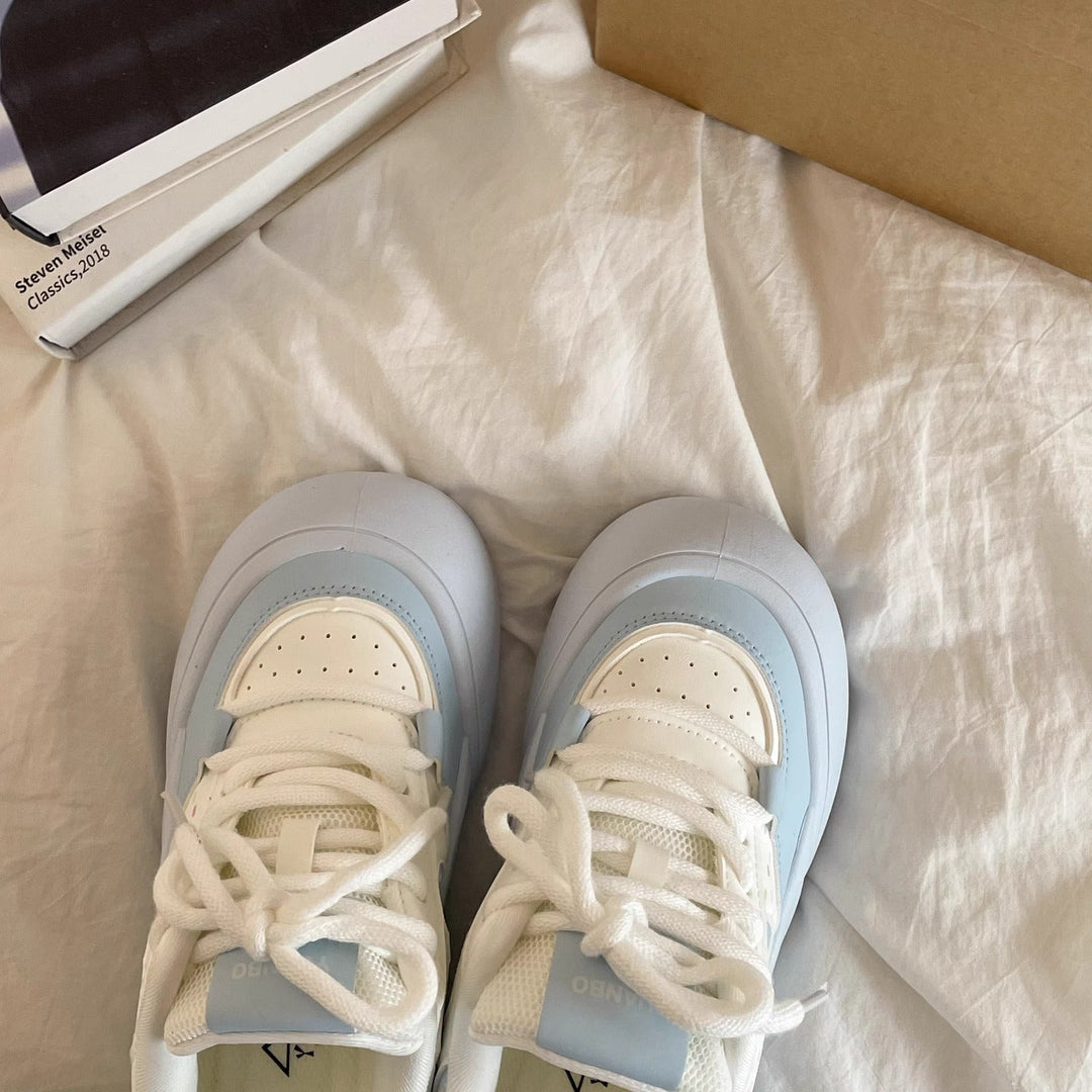 Damen Sportliche Sneakers mit dicker, flexibel dämpfender Sohle Drune