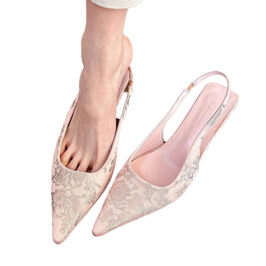 Damen Spitzer-Pumps mit Eleganter Ausschnitt-Design Drune