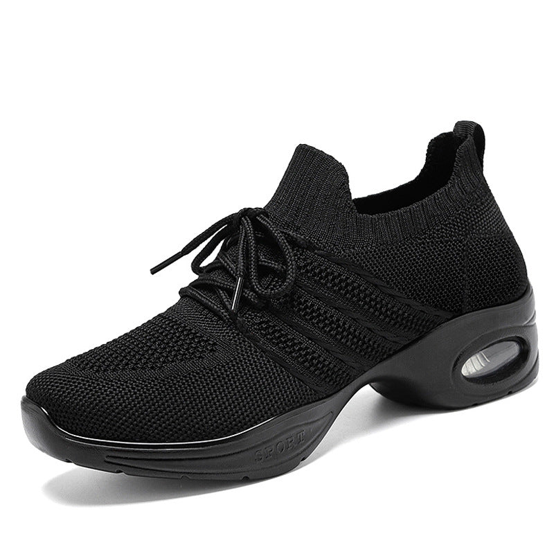 Damen nan avantgardistischer Strick-Plateau-Sneaker mit gepolsterter Air-Unit, sockenähnlichem Einstieg und ergonomischem Memory-Fußbett Drune