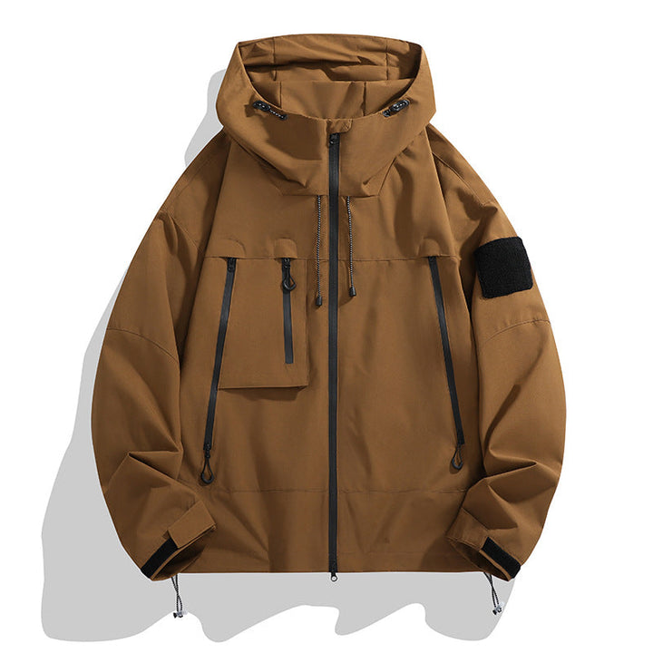 Damen Technische Outdoor-Jacke mit Verstellbarem Kapuzensystem und Multifunktionalen Taschen Drune
