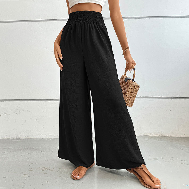 Damen elegante weite Palazzo-Hose Drune