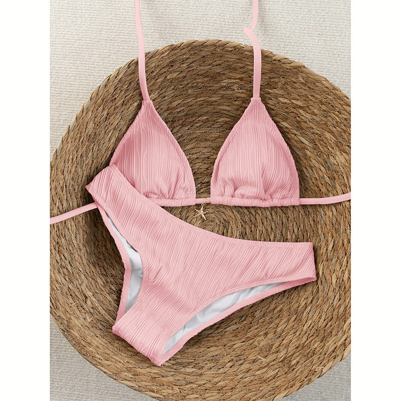 Damen minimalistisches Bikinitop und Slip Drune