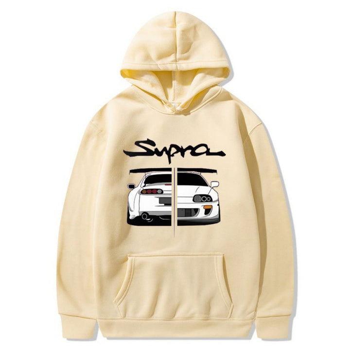 Damen Kapuzenpullover mit einzigartigem Design und bequemen Kängurutaschen Drune