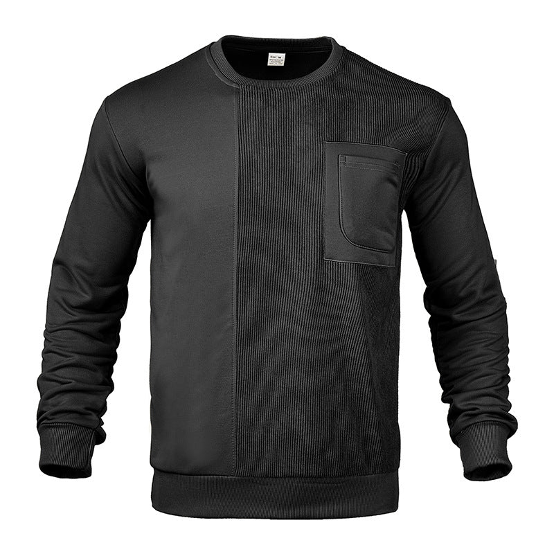 Herren Sweatshirt mit strukturierter Front Drune