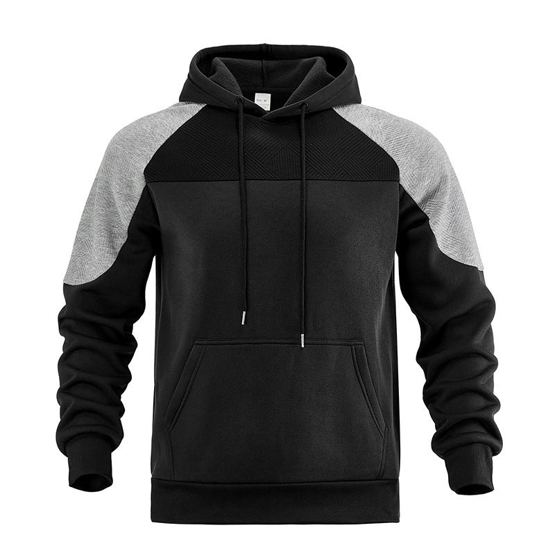 Herren Kapuzenpullover mit Sportlichem Design und Kontrastdetails Drune