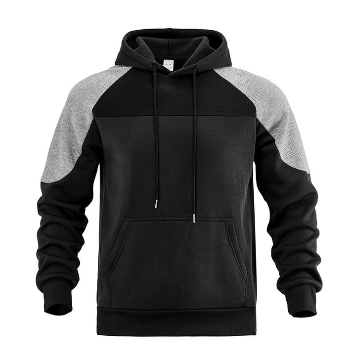 Herren Kapuzenpullover mit Sportlichem Design und Kontrastdetails Drune