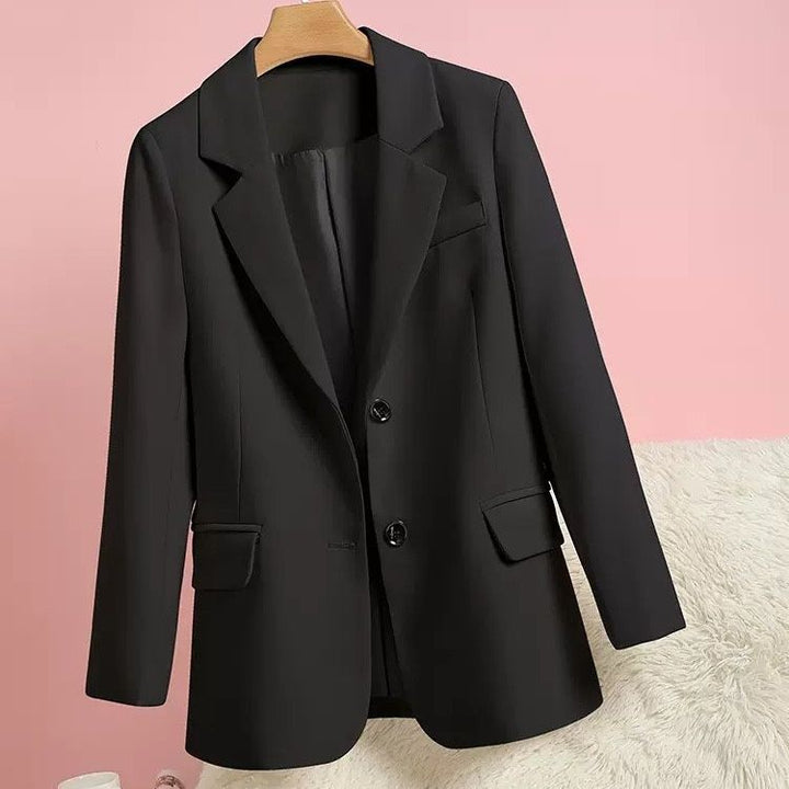 Damen eleganter Blazer mit zeitlosem Schnitt und goldenen Knopfdetails Drune