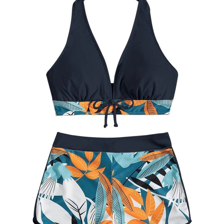 Damen Sportlicher Bikini mit modischem Schnitt Drune