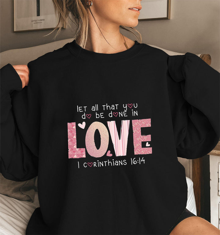 Damen Sweatshirt mit inspirierendem Druck und bequemer Passform Drune