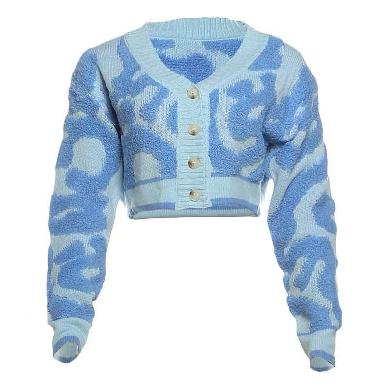 Damen cropped Sweater Drune