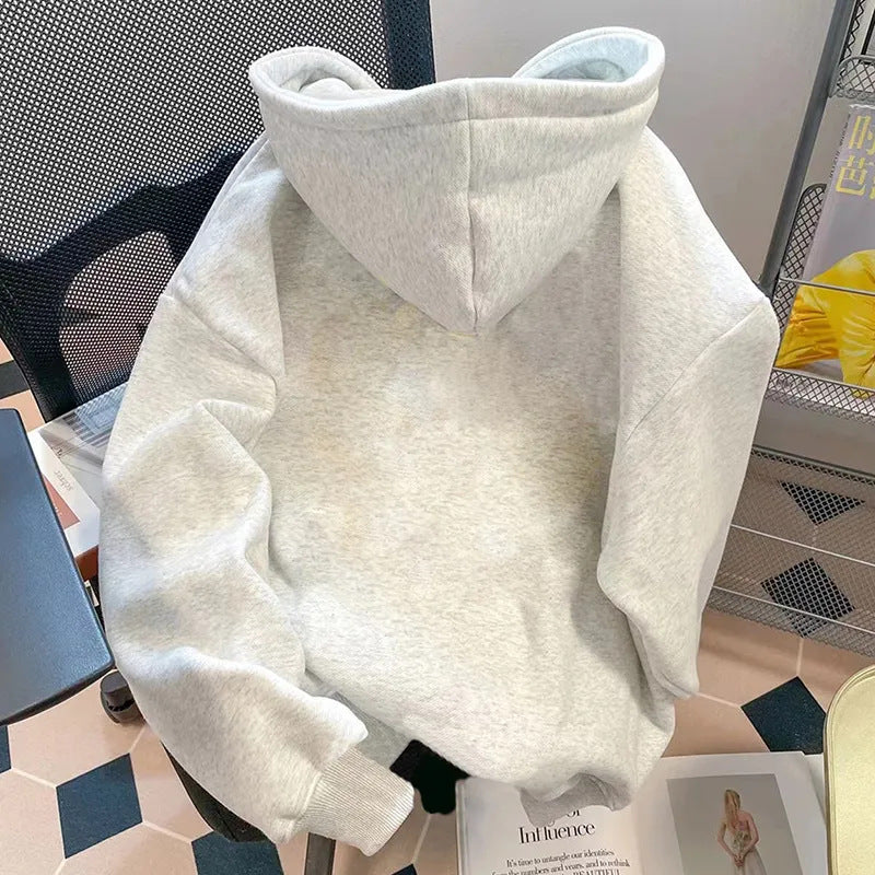 Damen Kapuzenpullover Drune