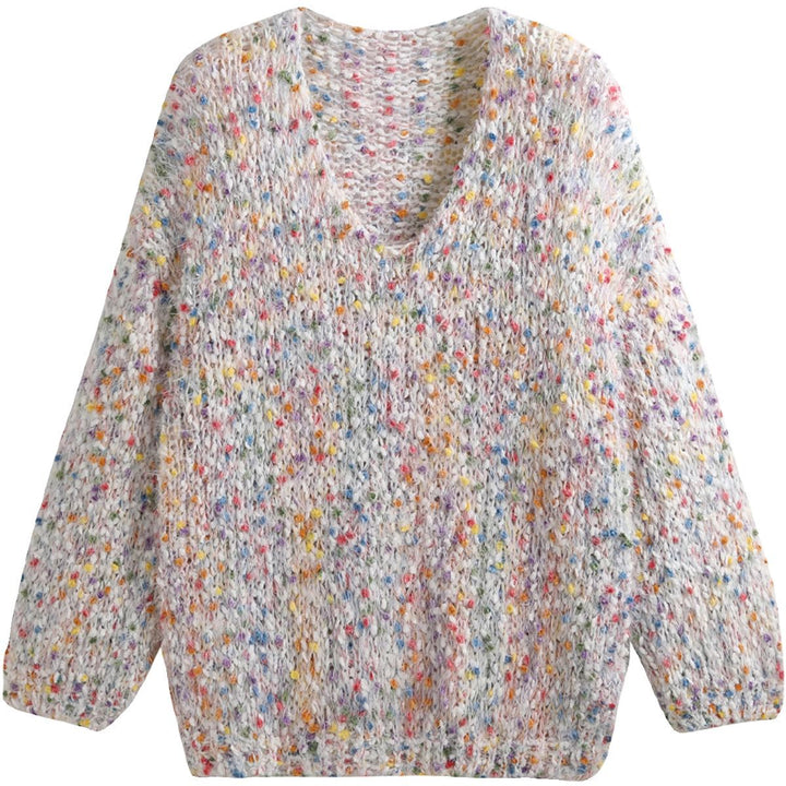 Damen Grobstrickpullover Drune
