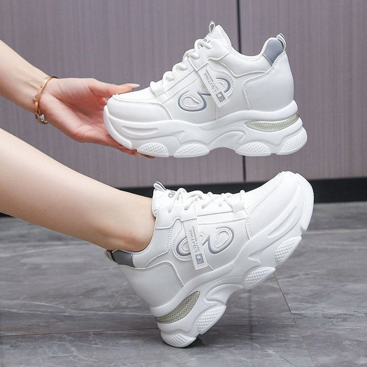 Damen Sportliche Chunky Sneakers mit atmungsaktiven Mesh-Einsätzen und robustem Design Drune