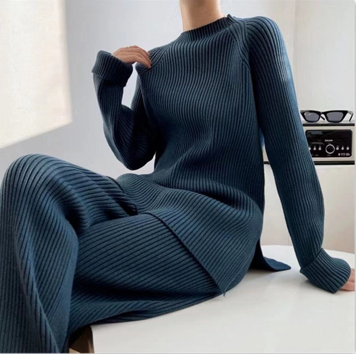 Damen Strickensemble mit weitem Schnitt und elegantem Design Drune