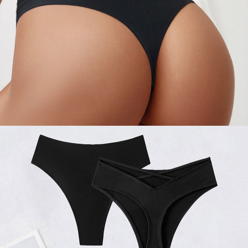 Damen Bikini-Höschen mit verstellbaren X-Trägern und elegantem Design Drune
