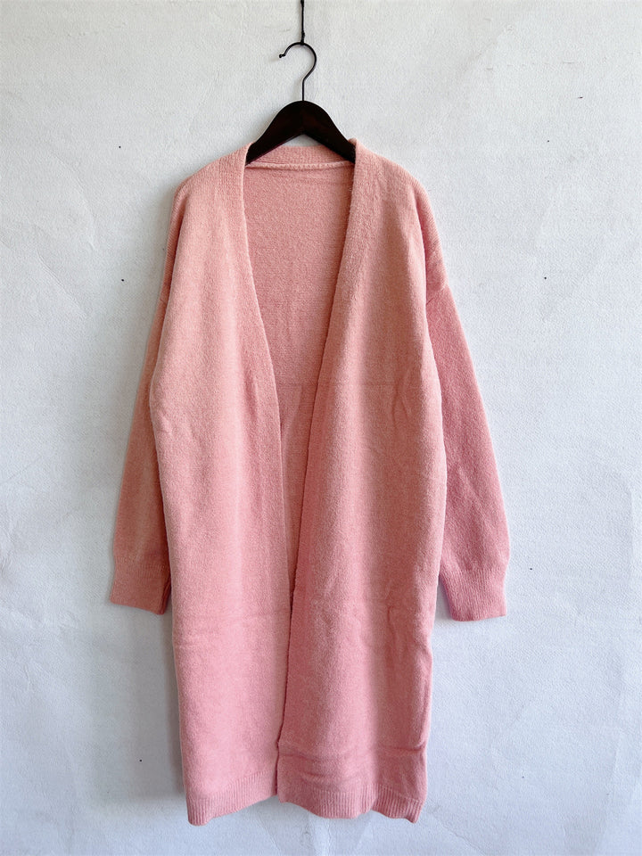 Damen langen Strickcardigan Drune