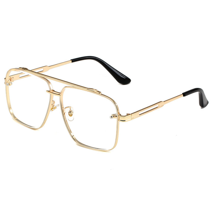 Drune | Doppelstrahl getrimmte Metallbox-Sonnenbrille