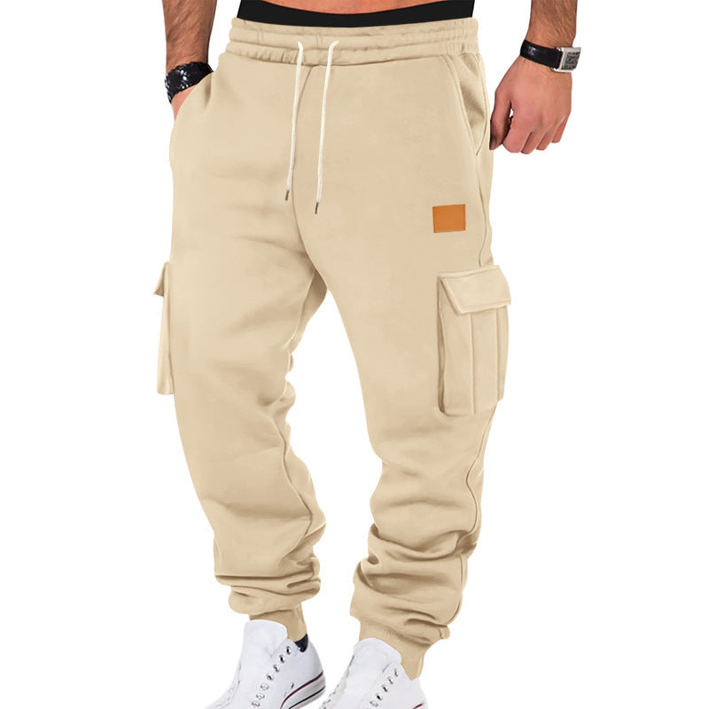 Herren Bequeme Cargo-Jogginghose mit elastischem Bund und praktischen Taschen Drune