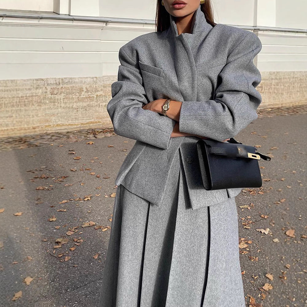Damen Oversize Wollblazer im modernen Schnitt Drune