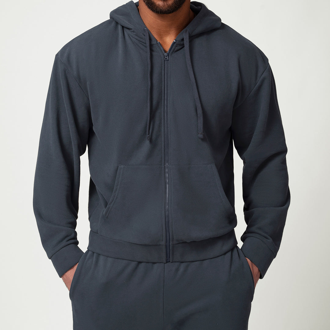 Herren Kapuzenjacke mit weichem Innenfutter und praktischen Taschen Drune