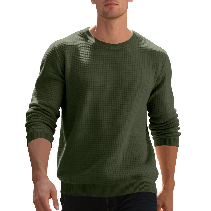 Herren Strickpullover mit strukturiertem Design und optimaler Passform Drune